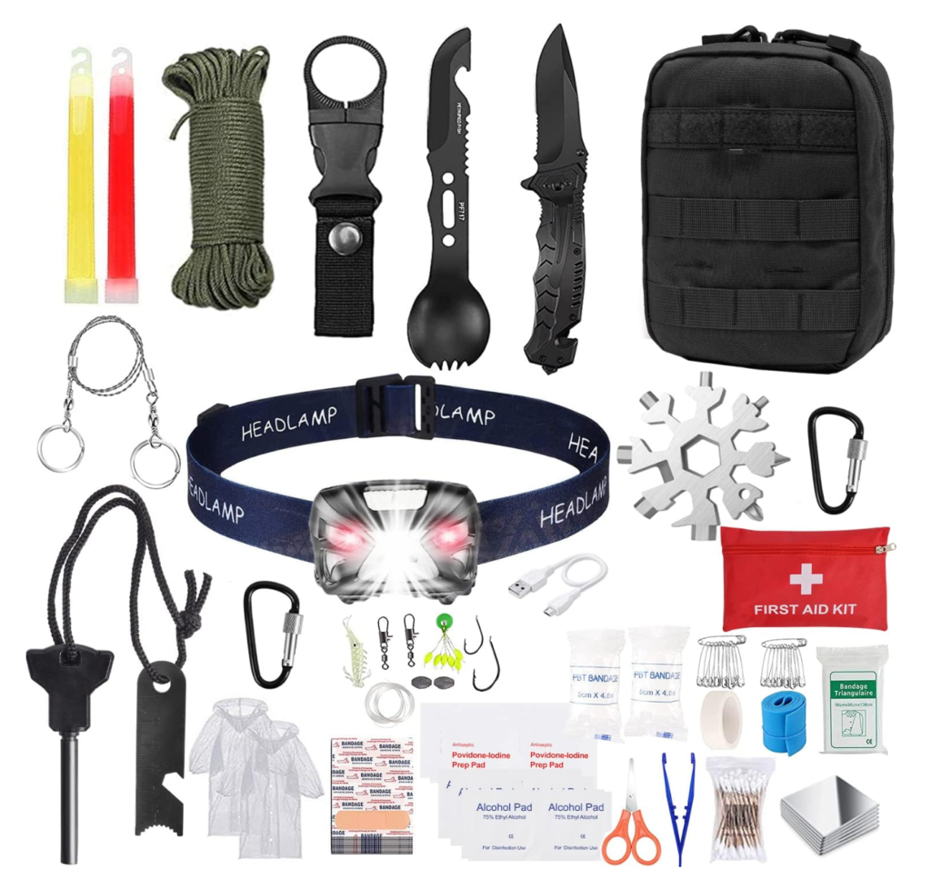 Kit de survie complet randonnée